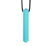 Générique Jouet de dentition - Collier à mâcher | Collier sensoriel silicone pour trouble du traitement sensoriel, pendentif de mastication résistant, aide au calme et concentration