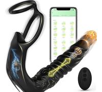 Générique Jouet De Massage De La Prostate Anale 5 En 1, Appareil Vibrateur Anal Pour Homme Avec Anneau Pénien En Silicone Pour La Stimulation De La Prostate, Jouet Sexuel Pour Homme
