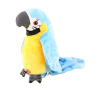 Générique Jouet de Perroquet parlants, Oiseau en Peluche interactif, fonctionnalité de répéteur de Voix de mimétisme, Fonction de Mouvement Twerk