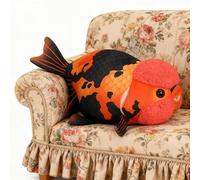 Générique Jouet De Poisson en Peluche Mignon - Carpe Ranchu en 3D, d'oreiller Mignonne pour Et Adultes | De Poisson en Peluche, pour Chambre d'enfant, Canapé, Bureau, Anniversaire