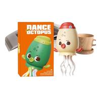 Générique Jouet de Poulpe Dansant électrique, Magic Interactive Fun Auto Dance Octopu, Jouet de Danse électrique, Light Up Animal Figure Interactive, pour l'interaction des Enfant Enfant