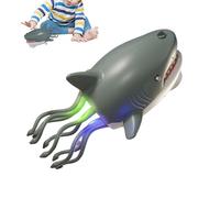 Générique Jouet de Requin Dansant Électrique - à Vaporisation Interactive et Anti-Blocage,Figurine Animée Dansante | pour et Famille Filles Garçons Anniversaire Fête à la Maison Jardin