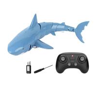 Générique Jouet De Requin pour - Requin De Plongée Télécommandé Étanche Et Réaliste, Jouet De Submersible Interactif, Bateau Radiocommandé À Rotation À 360 ° | Garçons Filles Anniversaire Plage P