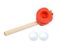 Générique Jouet de soufflage de Balle - 15 x 4,6 cm, Jeu de soufflage en Bois, Flottant Suspendu | Cadeau de fête interactif, Boule de développement cognitif pour la fête des, Anniversaire, Pâques