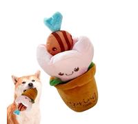 Générique Jouet de Traitement pour Chiens, Puzzle des Aliments pour Chiens, Cat Puzzle Toy Chiot de Nourriture avec du Papier, Puzzle d'alimentation éducative en Peluche pour Chaton Chiot