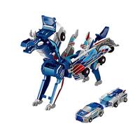 Générique Jouet de Voiture Transformable en Dinosaure - Véhicule à Changement Automatique magnétique pour Le Divertissement des | Effets sonores dynamiques, lumières Clignotantes LED et mécanisme