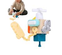 Générique Jouet d'éveil en Bois pour,Développeur de motricité Fine en Bois,Cube d'activités ludique pour - pour garçons, Filles, préscolaires, dès la Naissance, Salon, Chambre, Voyages, Maternelle