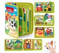 Générique Jouet d'Éveil Enfant, Livre d'Activités Interactif, Tableau d'Activités Silencieux pour Développement et Éducation Précoce à la Maison et en Voyage pour Filles et Garçons