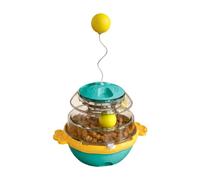Générique Jouet Distributeur À Friandises Chat - Balle Teaser Interactive Réglable Anti-Glouton,Jouet Anti-Glouton pour Chat | pour Entraînement Exercice Chasse Ennui Chiot Intérieur Extérieur