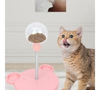 Générique Jouet Distributeur De Friandises pour Chat, Balle De Slow Food Et Distributeur De Friandises, Jouets Distributeur De Friandise pour Chat avec Boule, Oscillant pour Chien