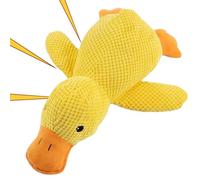 Générique Jouet Duck pour Chien - Couineur Interactif Doux Confortable pour Dents De Chiot | Jouets À Mordre pour Chiots | pour Voyage Plage Piscine Parc Jardin Intérieur Extérieur Moments Familiaux