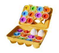 Générique Jouet d'œufs à Assortir | Jouet Éducatif Préscolaire,Jeu De Table De Tri des Couleurs des Œufs,pour Garçons Adolescents Adultes Nouvel an Maternelle Anniversaire