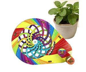 Générique Jouet Éducatif d'Optique Rotative - Jeu Éducatif Interactif en Bois avec Mécanisme Rotatif - Kit de Puzzle Optique à Faire Soi-Même | pour et Adultes