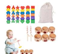 Générique Jouet en Bois de Tri par Couleurs - Tasse De Classement Magnétique en Bois | Jeu De Pêche | pour de 3 Ans et Plus Jeu Éducatif pour la Classe Idée Cadeau Anniversaire Noël