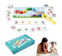 Générique Jouet en Bois pour Compter - Activité Éducative d'apprentissage De L'arithmétique,Jeux d'apprentissage des Mathématiques | pour 3-5 Ans, Garçons et Filles, Anniversaire, École