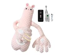 Générique Jouet en Peluche Bébé, Dispositif De Frappe pour Sommeil Bébé Peluche Tapoteuse avec Télécommande, 3 Modes Réglables pour Calmer Le Bébés, Sieste Allaitement Voyage Nouveaux Parents