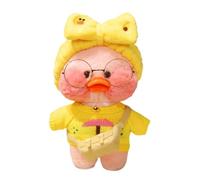 Générique Jouet en Peluche Canard Jaune en Peluche - Animale Douce et conviviale avec Tenue de Lunettes élégantes pour Un Style décoratif et Une présentation à Collectionner, décoration en peluch