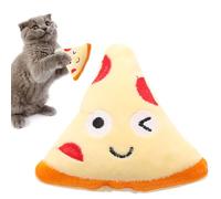 Générique Jouet en Peluche Cat Pizza Party | pour Chats Actifs Mignons à Chat | d'intérieur pour Chats, Jouet à mâcher pour la consommation d'énergie, mâcheurs, d'intérieur