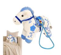 Générique Jouet en Peluche Cheval - 13 Cm, Animal en Peluche PP en Doux, Décoration du Nouvel an Chinois 2026, Accessoire Pendentif | Cadeau en Peluhe À Collectionner pour, Adolescents, GA