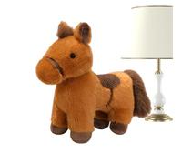 Générique Jouet en Peluche Cheval | Douce et - Peluche en Forme De Cheval Douce Et Rembourrée | pour Canapé, Lit, Divan, Voiture, Chaise, Bureau, Salon,