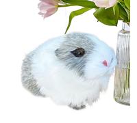 Générique Jouet en Peluche Cochon d'Inde - De Rongeur Réaliste, Réplique Réaliste De Petit Animal | Figurine De Cochon d'Inde en Peluche Douce, Décoration De Maison, Cadeau pour, Accessoire De Ph
