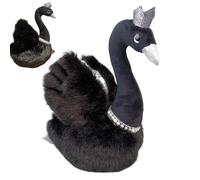 Générique Jouet en Peluche Cygne - 25 Cm en Coton PP Doux | Oreiller Animal Mignon De Cygne Blanc | Coussin Décoratif De en Peluche | Cadeau pour, Décoration De Chambre À Coucher, Jouet Confortab