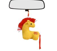 Générique Jouet en Peluche De Cheval | Nouvel an Mignon Mascotte 2026,Ornement D Animal en Peluche pour L Année du Cheval 2026 - pour Fête du Printemps Vacances Bureau Magasin Restaurant Table