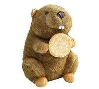 Générique Jouet en Peluche De Marmotte, Jouet Animal en Peluche, Moelleuse en, avec Un Matériau Adorable Et Doux Et Adapté À La Peau, 25 Cm, pour Les, Garçons, Tout-Petits, L'anni