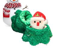 Générique Jouet en Peluche De Noël | Mignon Sapin de Noël Décoration Fête - Peluche Père en Doux Jouet | pour Adultes Chambre Bureau École Appartement Maison De Campagne Voiture