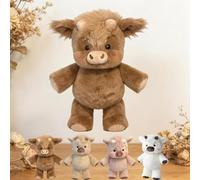 Générique Jouet en Peluche Doux De Vache, Peluche Vache Qui Court, Objet De Collection Mignon, Oreiller en Peluches De Vaches Qui Court pour Filles Récompenses en Classe Étudiant Chambre