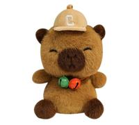 Générique Jouet en Peluche Panda Mignon de l'enfant; Poupée Capybara Confortable avec Chapeau de Cloche; Poupées décoratives éléphant et Raton Laveur de fête; Peluches de fête