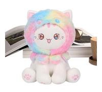 Générique Jouet en Peluche pour Chat Assis, Jouets Animaux Doux | Jouet en Peluche pour de Dessin animé | Peluche Chat créative avec Couvre-Chef, Animaux en Peluche Doux pour accompagner et Jouer