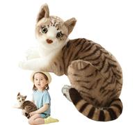 Générique Jouet en Peluche pour Chat, Jouet en Peluche pour Chat - Jouets en Peluche pour Animaux en Peluche d’Oreiller de Chat,Jouet en Peluche Chat câlin pour Tout-Petits, garçons et Filles