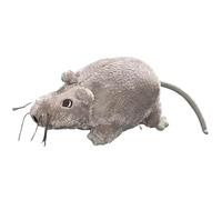 Générique Jouet en Peluche Rats - Cadeaux De Fête d'animaux Réalistes, Souris en Peluche Douce, Jouet pour Petit Chat, Fausse Farce pour Chats D'intérieur, Fournitures De Fête, Halloween, Poisso