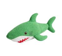 Générique Jouet en Peluche Requin De Chien,Peluche Verte avec Couineur Intégré - Jouet Animal de Compagnie,pour Salon Chambre Intérieur Extérieur Patio Chiot