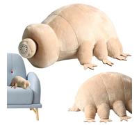 Générique Jouet en Peluche Tardigrade - 9,8 Pouces Rempli De Coton Ours d'eau Animale Jouets d'oreiller, Figurine en Peluche Tardigrade Étrange Et Laid pour La Vie Cadeau d'anniversaire pour -TS
