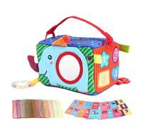 Générique Jouet en Tissu pour Bébé - Livre en Tissu pour Activités Éducatives - Jouet Sensoriel pour Bébé - pour Fille 9-12 Mois Garçon Voyage Pâques Noël Tout-Petit Avion