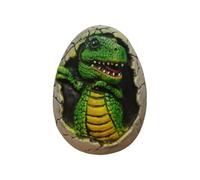 Générique Jouet en Œuf de Dinosaure,Figurines Antistress Artisanales - Œuf de Dinosaure à Éclore pour Pâques - Idée Cadeau Filles Garçons Fête Anniversaire Décoration Maison Bureau Intérieur