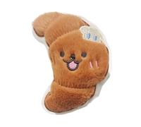 Générique Jouet grinçant en Peluche pour Chien, Facile à Transporter, pour Aventure en Plein air, Biscuit en Peluche pour Divertissement en intérieur, Ennui interactif