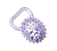 Générique Jouet Grinçante pour Chien - À Mâcher en Caoutchouc À Pointes De 15 X 10 X 10 Cm avec Poignée, Interactive pour Chiot avec Noyau De Football | Grand Jouet De Jeu D'entraînement pour