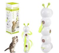 Générique Jouet Intelligent pour Chat Caterpillar,Jouet réaliste et Mobile, Jouets pour Chat Interieur, Jouets Chenille Chats interactif, Chargement USB, pour Le Jeu et l'exercice