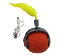 Générique Jouet Interactif Balle pour Chat | Balle à Queue Mobile avec 2 Vitesses | Jouet Interactif pour Chats - Accessoire D'Enrichissement pour Chaton Jeu Chasse Exercise Activité Anti Ennui