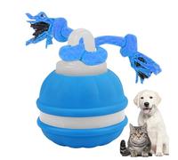 Générique Jouet Interactif Chien, Balle Interactive Chien, Rechargeable par USB Balle Chiens Qui Bouge Toute Seule, Intelligence Jouet Occupation Chiot,Iouets pour Chiot Occupation pour avec Ficelle
