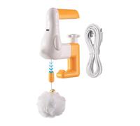Générique Jouet Interactif pour Chat - Balle Amusante Levage Automatique Interactif avec Clochette,Jouet Automatique pour Chat,pour Appartement Salon Chambre Porte Sol Griffoir Caisse Voyage