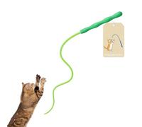 Générique Jouet interactif pour Chat,Jeu Interactif pour Animaux en Silicone Souple,Canne à Chat en Silicone | pour Dressage, Exercice, Chasse, Ennui, Stimulation mentale, griffades Maison intérieur