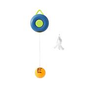 Générique Jouet Interactif pour Chat, Jouet de Tennis de Table éducatif, Jouet Suspendu pour Chat, Balle à Ficelle pour Chat, pour S'amuser, Boule Bleue
