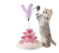 Générique Jouet Interactif pour Chat,Stimulant Anti-Ennui pour Animaux | Jouet pour Chats D'Intérieur avec Balle Rotative,pour Félins Petits Moyens Grands Chambre Jardin Balcon Bureau
