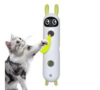 Générique Jouet Interactif pour Chat - Stylo Lumineux | Jouets Électriques Design Chenille | Jeu Taupe Qui Gonfle Automatiquement Sa Queue, Modèle Ver Intelligent Et Actif | Rechargeable USB