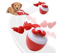 Générique Jouet Interactif pour Chien, 2026 Nouveau Balle Interactive pour Chiens, Jouet Chien Indestructible, Boule Automatique avec 3 Modes Balle Chen Qui Bouge Toute Seule (Rouge*2)