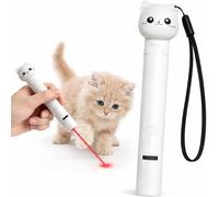 Générique Jouet Laser Interactif pour Chat Rechargeable USB-C, Pointeur Laser Automatique, Jouet Multifonction pour Exercice et Stimulation du Chat
